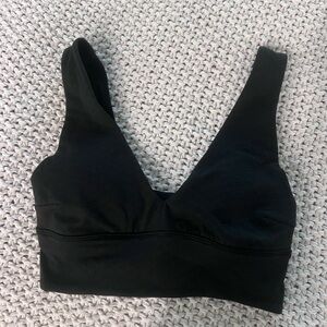 lululemon athletica Black V-Neck Sports Bra